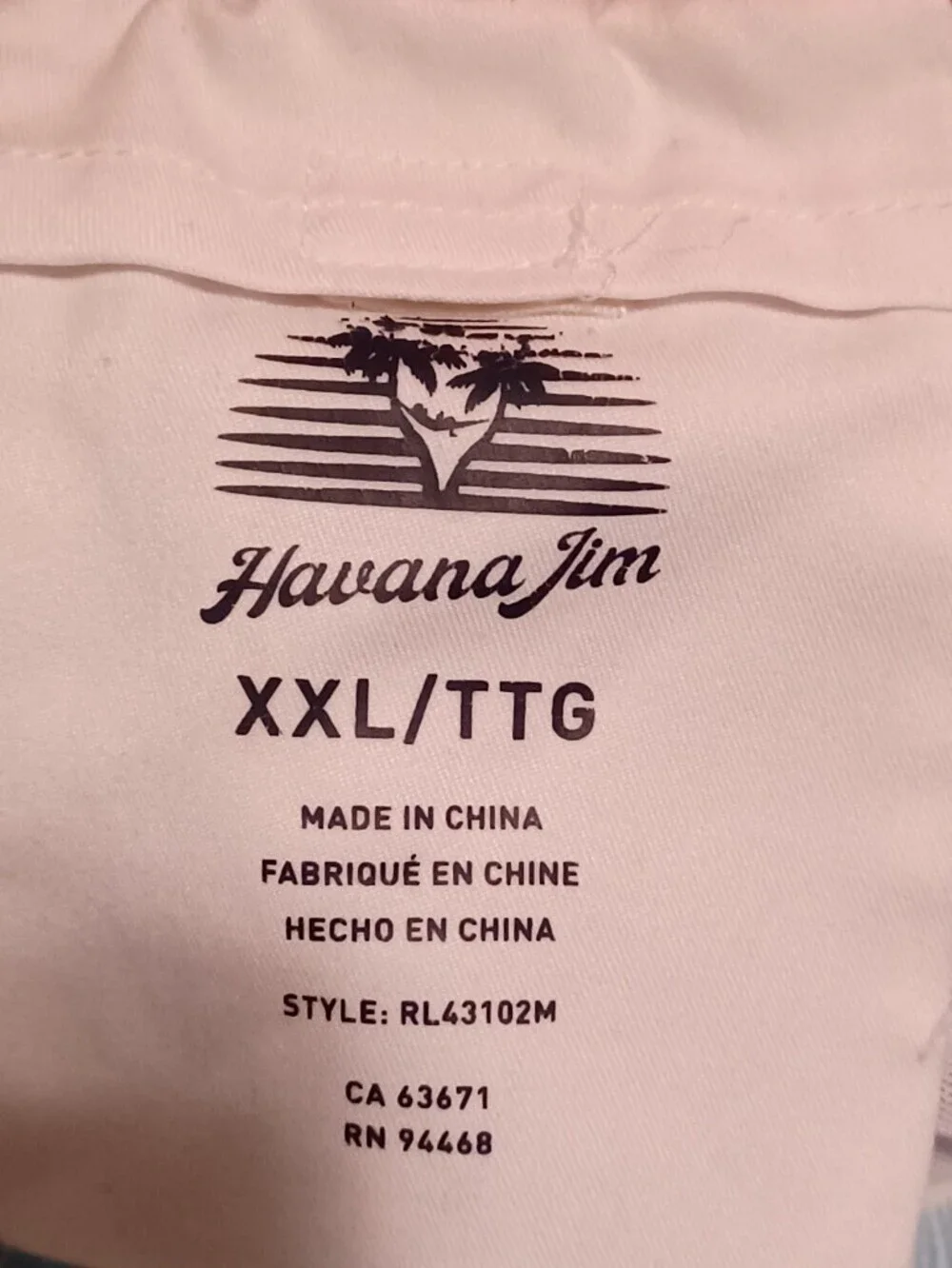-- Havana Jim Blue Tropical Swim Trunks Men's Size XXLarge Casual